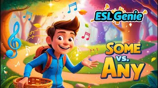 🎶Some” &amp; “Any”  Song:  learn English with songs and Cheerful tunes! 🎶 #esl