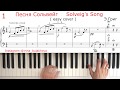 ПЕСНЯ СОЛЬВЕЙГ Легкая Версия SOLVEIG'S SONG Easy cover Пианино Piano Григ Пер Гюнт Grieg Peer Gynt