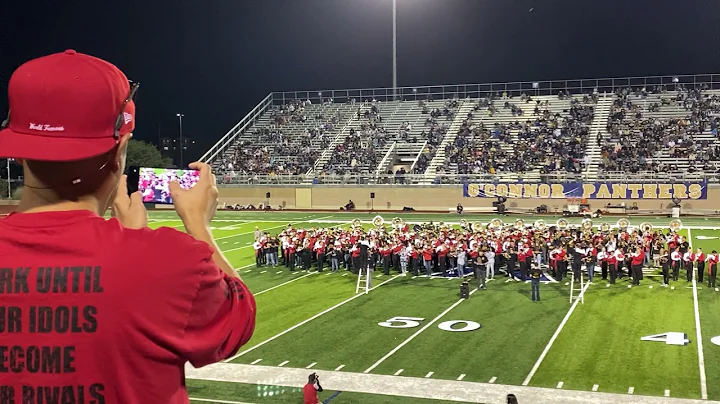 Allison playing with the Taft band