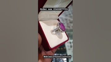 natural ruby stone ring for women order now 03422877721 #reels #shorts #youtuber #palestine