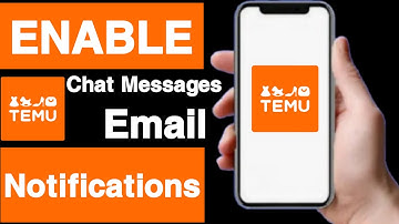 How to enable chat messages email notifications on temu account||Unique tech 55