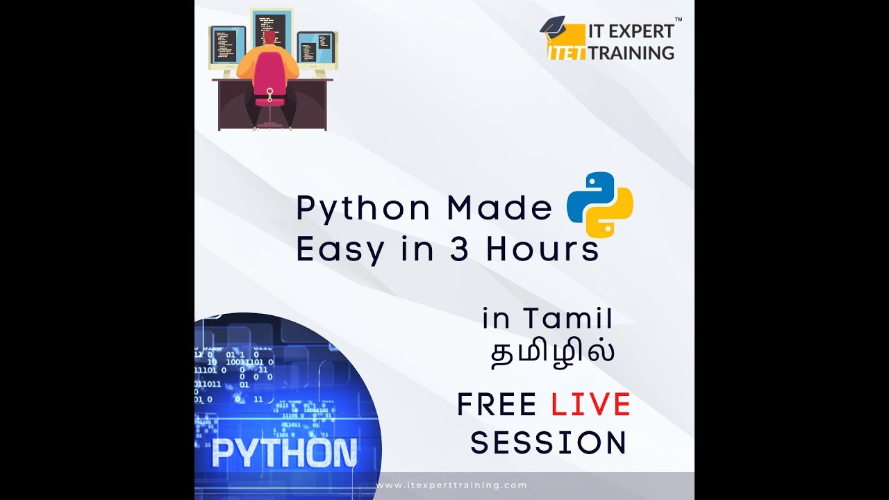 Simplified Python Tutorial in Tamil | Learn Python Made Easy! - YouTube