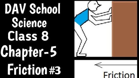 DAV Class-8 Science Ch.5 Friction part- 3