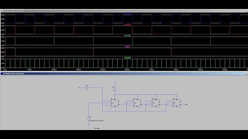 Electronic Basic 1:LTSpice Design And Simulate 4-Bit Counter Down Flip-Flop JK