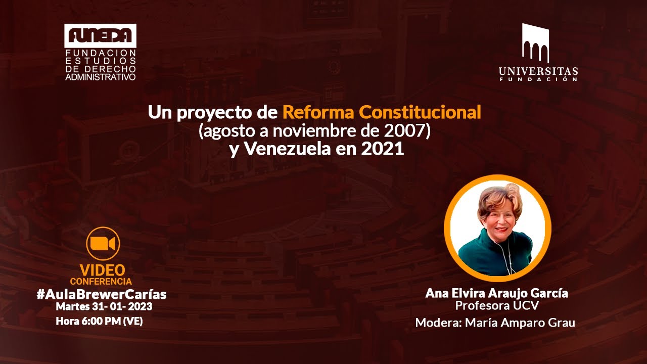 Un proyecto de de reforma constitucional (agosto a noviembre de 2007) y Venezuela en 2021 YouTube