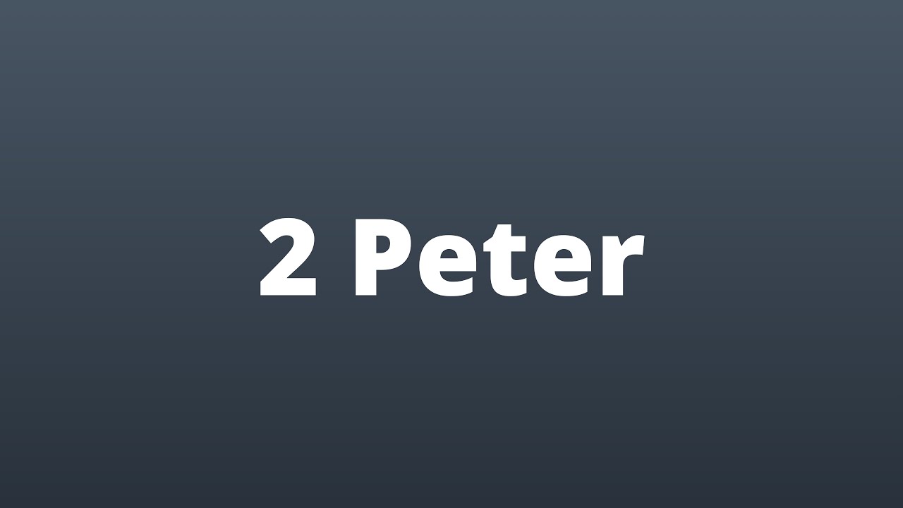 2 Peter | Build on Your Faith
