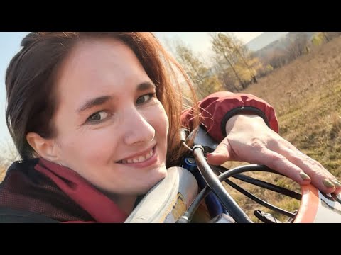 Первый раз на мотоцикле эндуро !Обучения и покатушки!