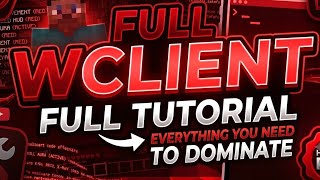 WClient FULL TUTORIAL: How to Install, Config & Destroy Everyone