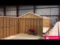 Building two 12X20 utility barns for Old Hickory buildings