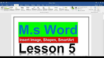 Insert Tab In Ms. Word 2016 Part(2) SmartArt, Chart, shapes in Ms. Word #TechnicalPashto4k