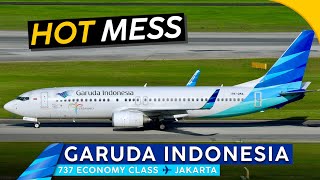 GARUDA INDONESIA 737 Economy Class 🇮🇩【Trip Report: Bali to Jakarta】Hot, Hot, HOT 🔥