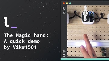 The magic hand: a quick demo using topology detection