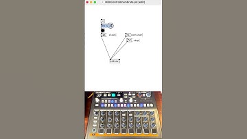 DrumBrute Impact Pd MIDI Controls (Pure Data Vanilla Patch from Scratch)