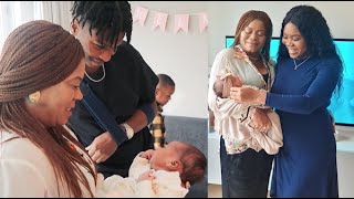 My Nigerian Family Meeting Our Baby For The First Time!! FT Ana Luisa
