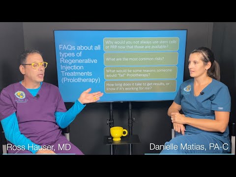 What is Prolotherapy? PA Danielle Matias and Dr. Ross Hauser review Prolotherapy history and FAQs