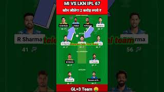 MI vs LKN Dream11 Team | MI vs LKN Dream11 Prediction | MI vs LKN Dream11 Today Match | IPL 2024