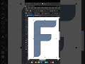 Realistic 3D F Logo Design