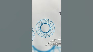 Spirograph ruler design ASMR Satisfying #spirograph #art #spirographdrawing #shorts