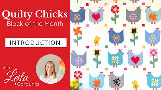 About Quilty Chicks   A Chicken Sampler Block of the Month Quilt