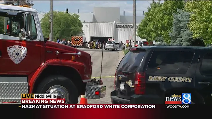 Hazmat situation at Bradford White Corporation