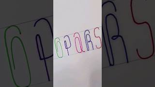 clip letters / fancy letters #calligraphy #shorts