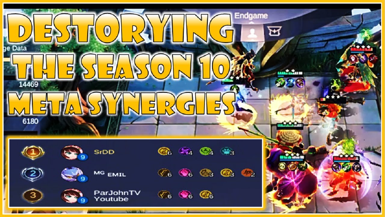 SEASON 10 BEST META SYNERGY COMBINATION | DESTROYING YOUR 666 META ...