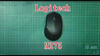 Logitech M275 DIY-Micro Switch Replacement 羅技M275 拆解 維修 更換微動開關