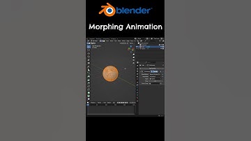 Blender Morphing Animatie #blendertutorial #rigging #blender3d