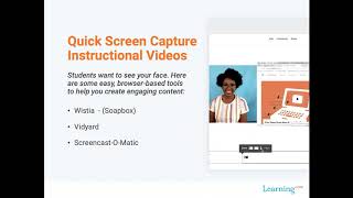 How to Use Screen Capture Tools to Record Instructional Videos