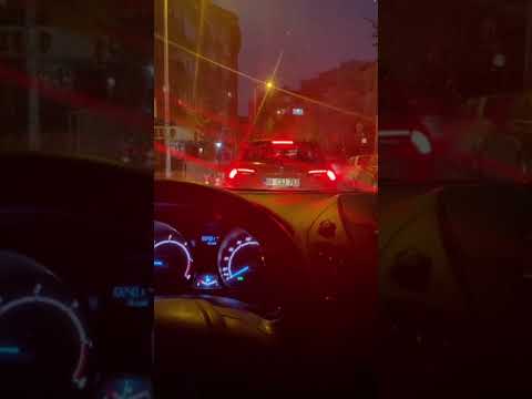 Gece Yağmurlu Hava Araba Snap / ARABA 🚗 SNAPLERİ / ARABA STORY / ARABA HİKAYE