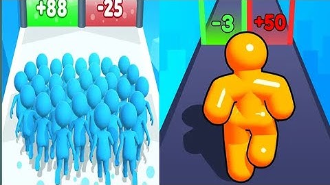 Tall man run Vs Count master kids Game Video 3D🌟🛑⬜⭕ All New Max Update Mobile Gameplay WE21