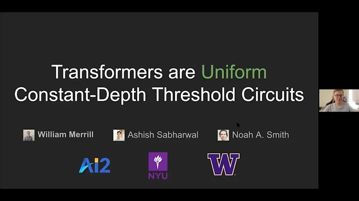 William Merrill: Transformers are Uniform Constant...