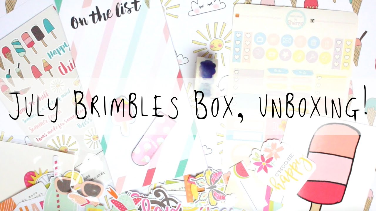 July Brimbles Box, Unboxing! 2016 | MyGreenCow