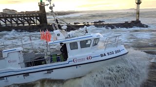 📛 ATTENTION OCÉAN DÉCHAÎNÉ À CAPBRETON FORTS COURANTS SENSATIONS GARANTIES POUR LES BATEAUX. 🌊😅⚓