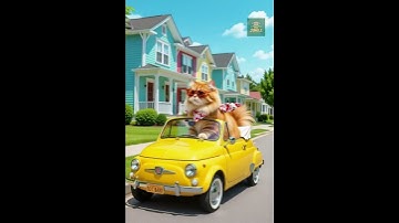 AI Cat Drives a Car?! 🐱🚗 The Funniest Smart Cat Ever!