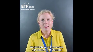 ETF Director, Pilvi Torsti, on the meeting with Oksen Lisovyi, Minister of Education of Ukraine