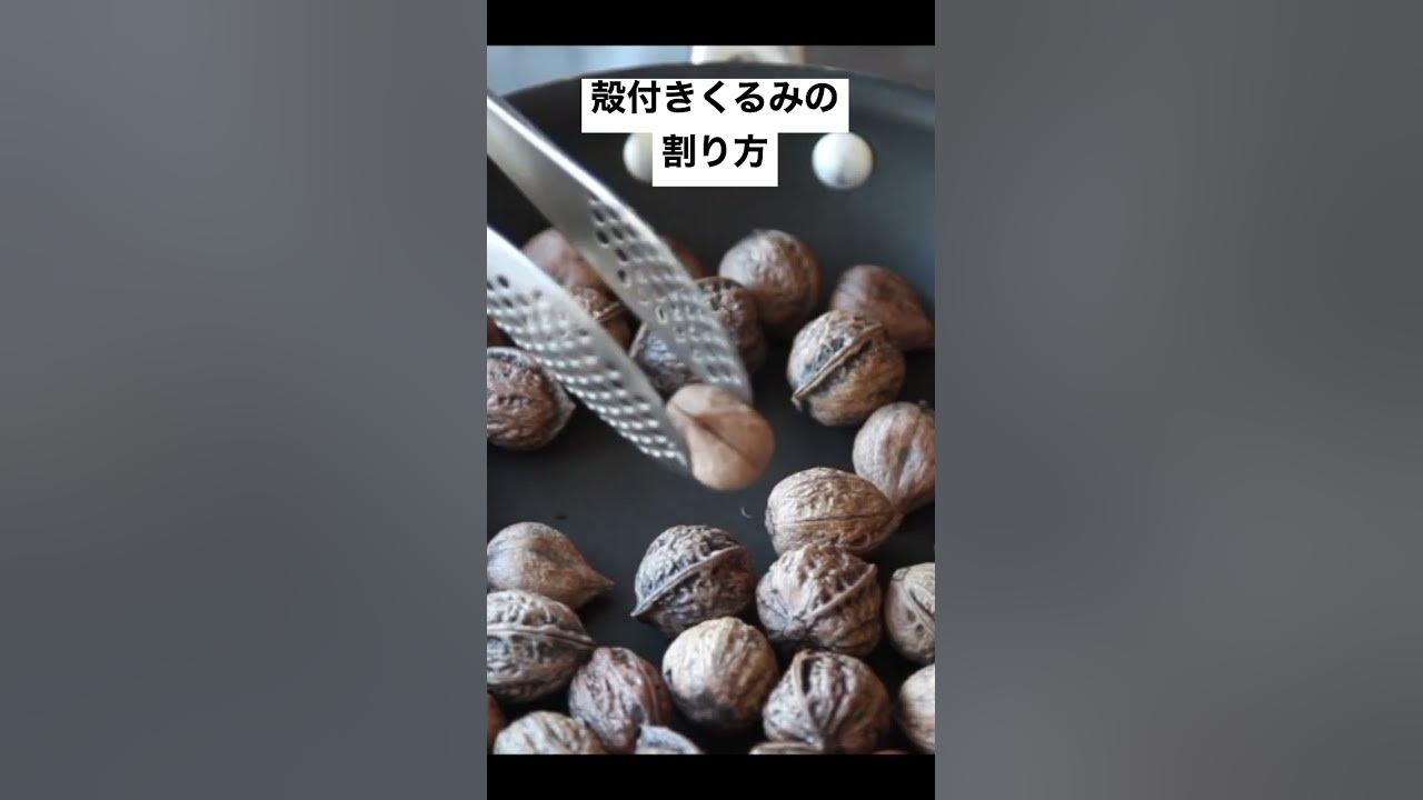 殻付きくるみの割り方 榎本美沙 Short Youtube