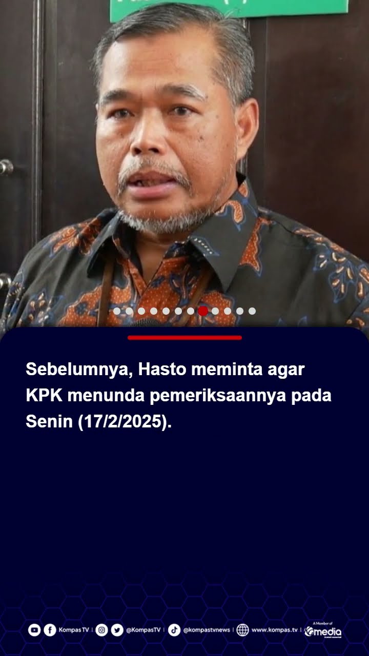 Sekjen PDI-P Hasto Kembali Ajukan Gugatan Praperadilan Melawan KPK #pdiperjuangan #kpk #hasto