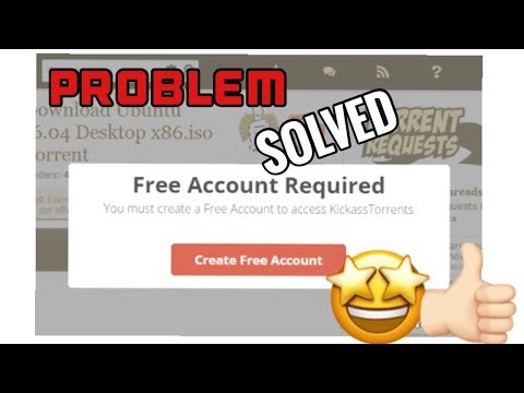 2021 KICKASSTORRENTS.TO Create FREE Account Problem Tutorial [SOLVED] Kuya Mo Jej