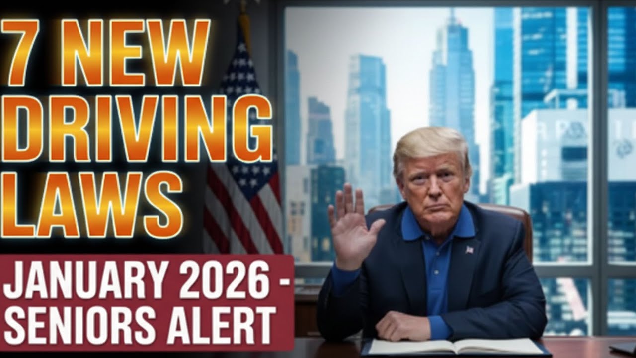 New 7 Driving Laws for Seniors 2026 – Urgent Update for Retirees & Beneficiaries