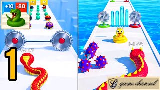 Snake Run Evolution 3D Gameplay | Snake Run Game For Android & ios Gameplay 
