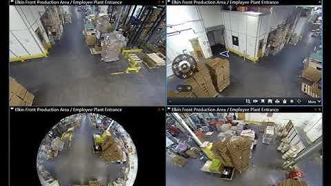 360 Camera Dewarped In Milestone Systems