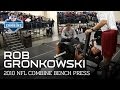 Rob Gronkowski (Arizona, TE) Bench Press | 2010 NFL Combine Highlights