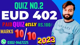 EDU402 (Curriculum Development) Quiz No.2 Spring 2023 Live Attempt | Knowledge of World | File 2