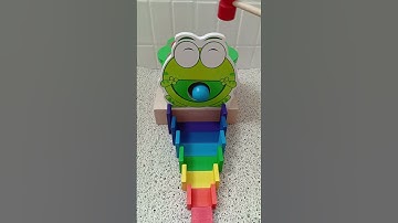 Colorful Wooden Balls Color Sorting, ASMR #satisfying #relaxing #woodenballs #colorsorting #shorts