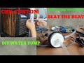 How to make water pump for aircooler / diy water pump for aqaurium, hydro projects, bike washer