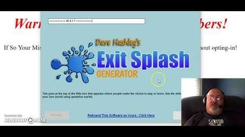 Review of Exit Splash Generator