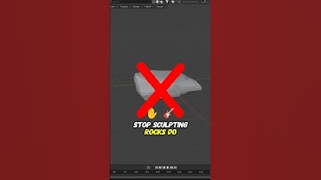 The FASTEST Way to Create Realistic Rocks in Blender 2025