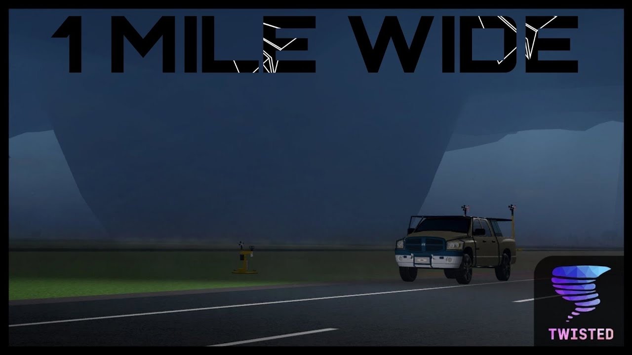 CHASING A 1 MILE WIDE TORNADO (roblox twisted) - YouTube