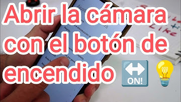 Cómo abrir la cámara con el botón de encendido sin desbloquear - comoconfigurar
